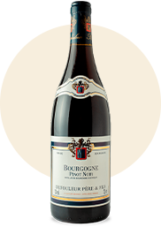 O Vinho Francês Dufouleur Bourgogne Pinot Noir.