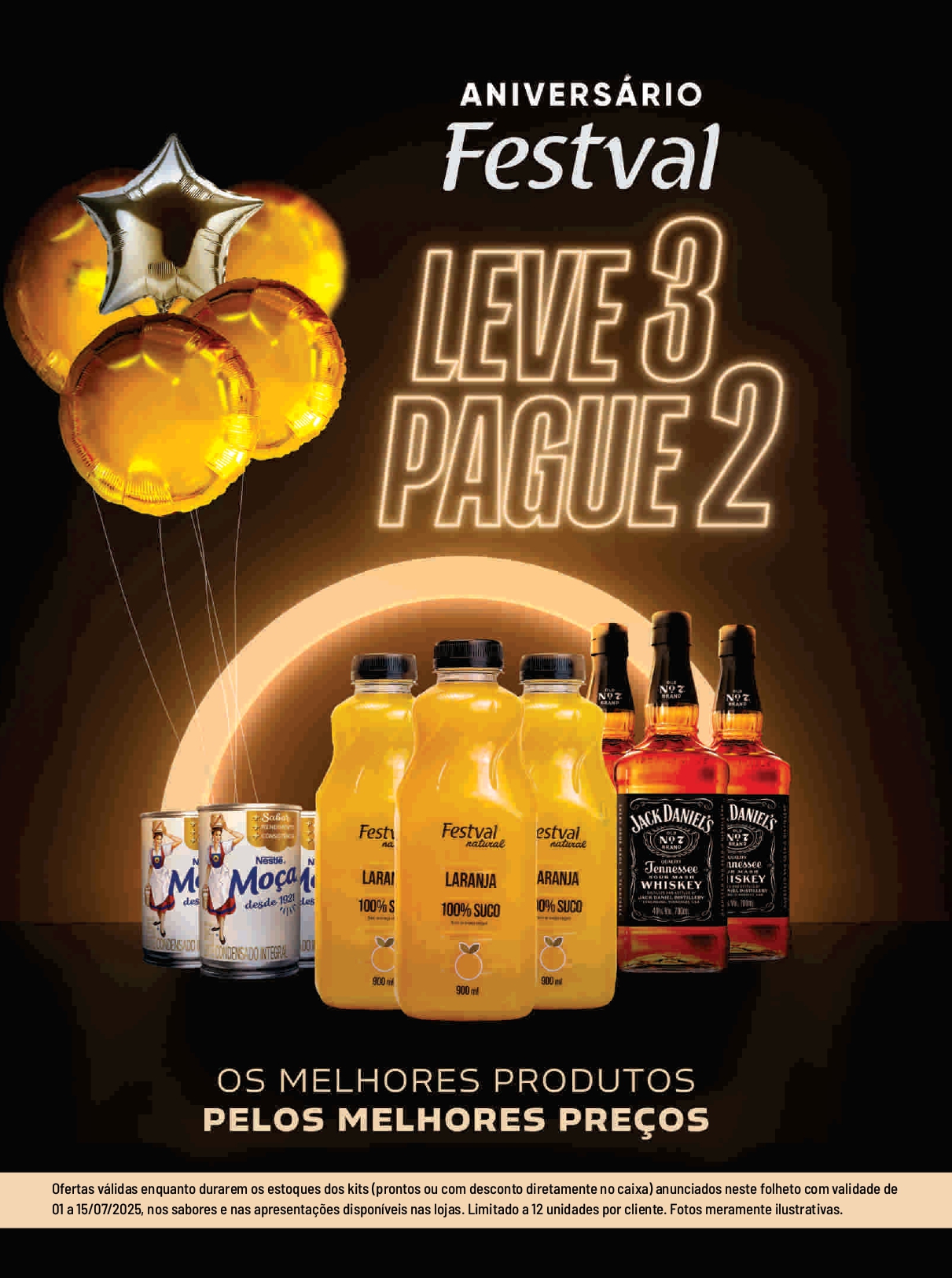 Ofertas Festval Curitiba - Mês de Aniversário - de 01 a 15 de julho de 2025 