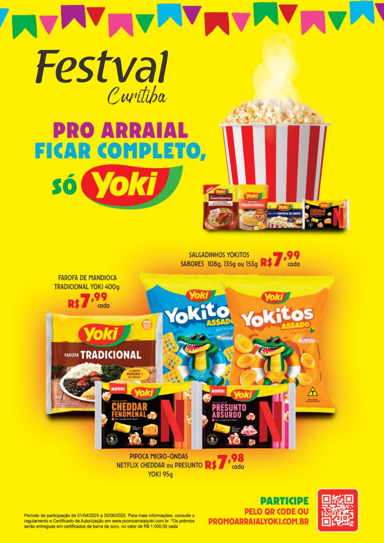 Encarte Cooperado Exclusivo Yoki Festval Curitiba - de 06 a 18 de maio de 2025