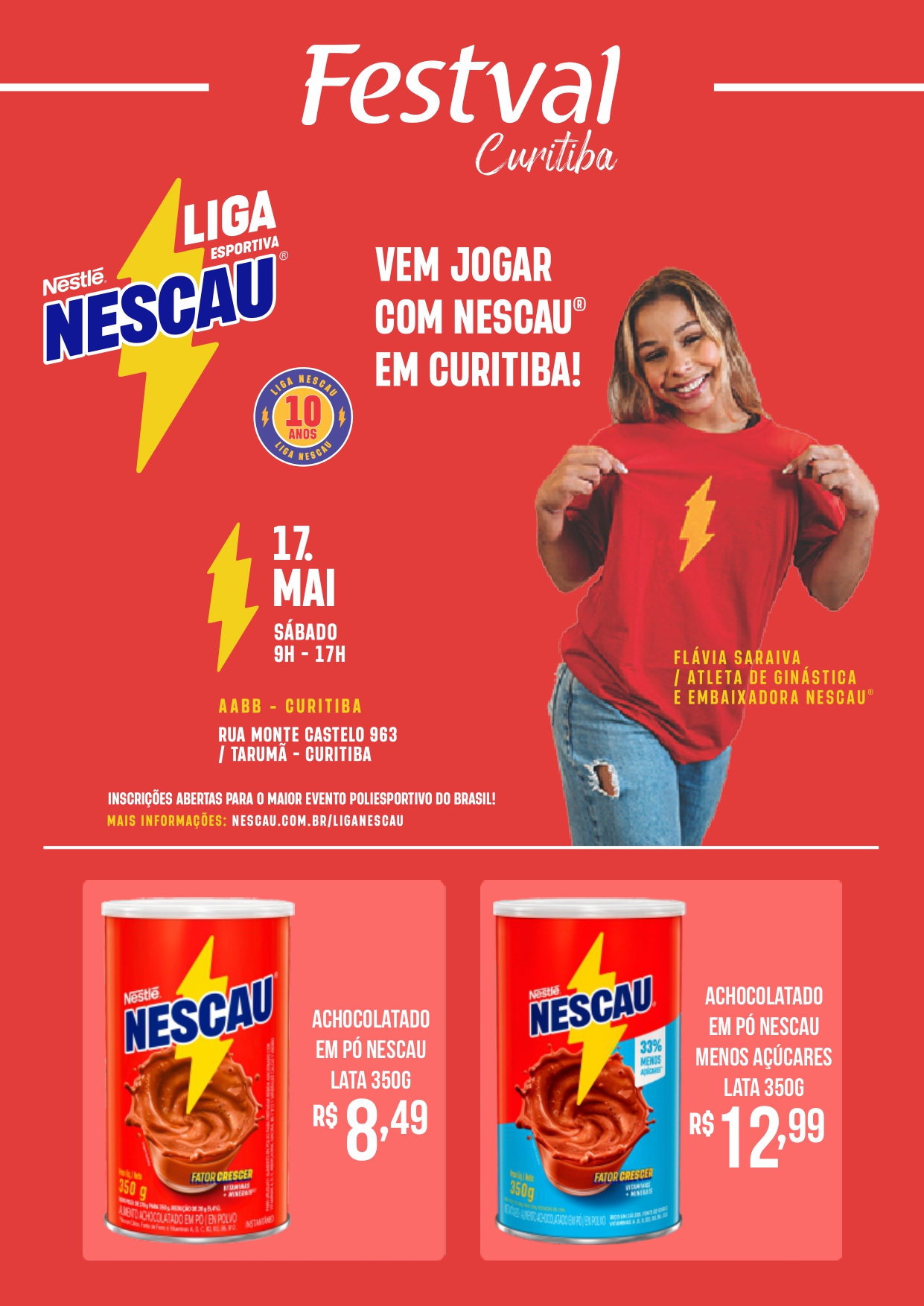 Encarte Exclusivo Nestlé Festval Curitiba - de 13 a 19 de maio de 2025