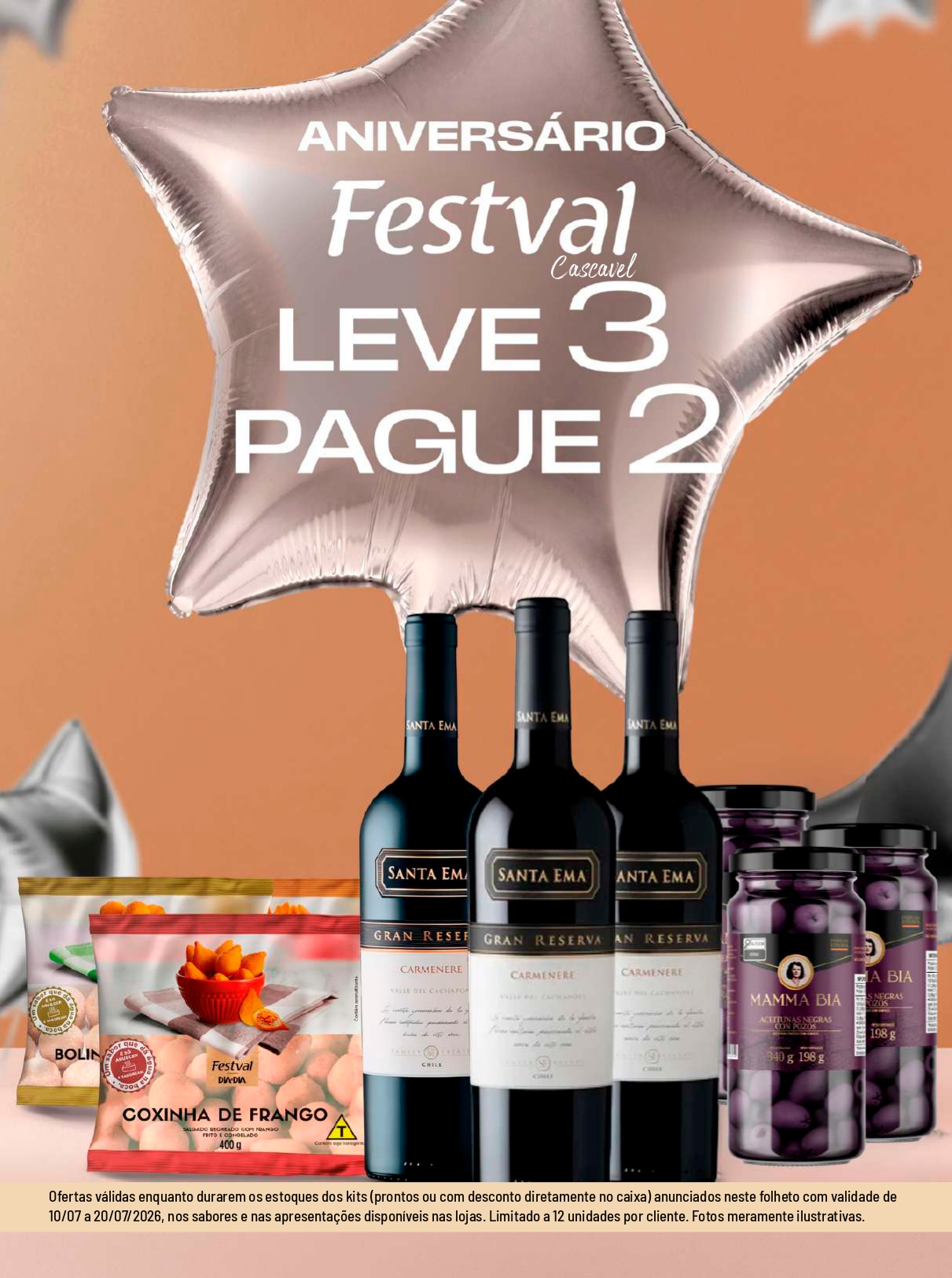 Caderno Festval Cascavel - Aniversário Lv 3 Pg 2 - 10 a 20 de julho de 2026