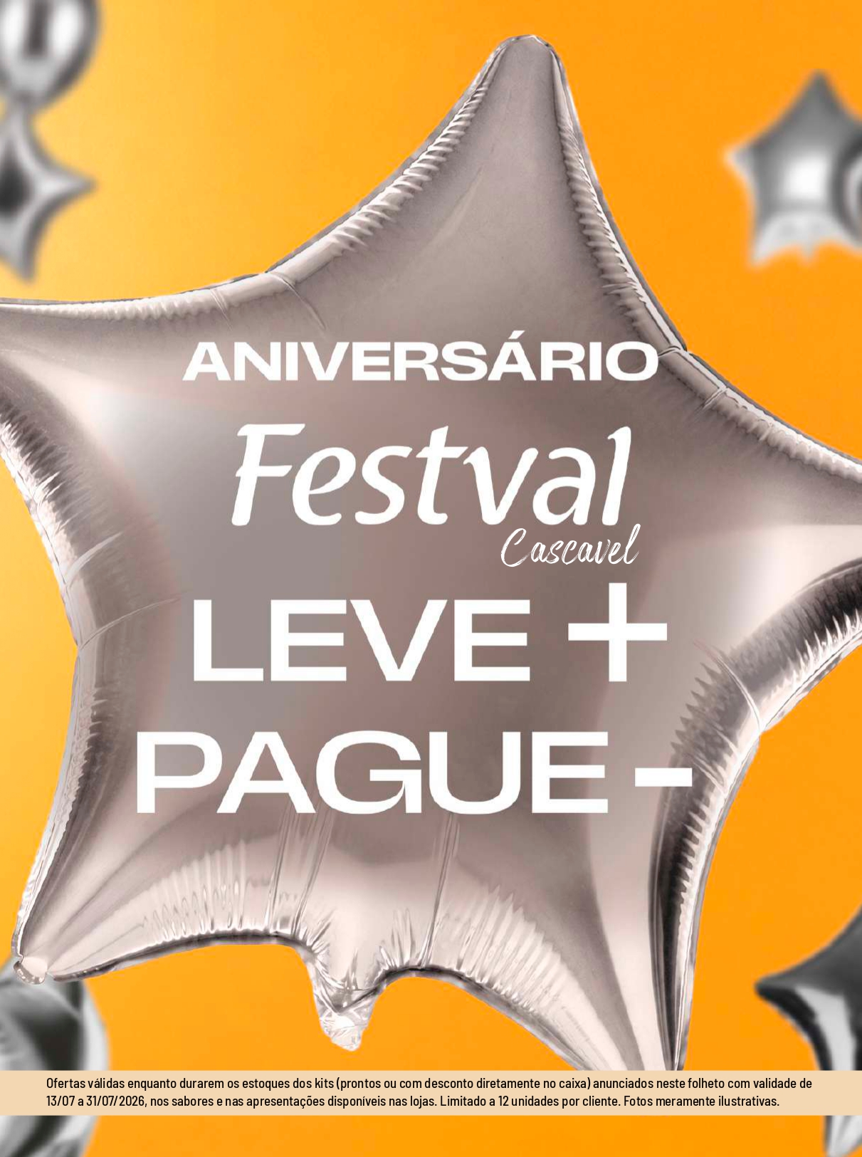 Caderno Festval Cascavel - Aniversário 2 - 13 a 31 de julho de 2026