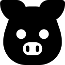 ícone porco